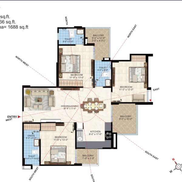 3bhk duplex