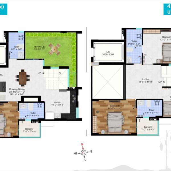 4bhk duplex