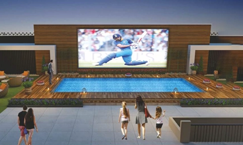 deck pool with screen
