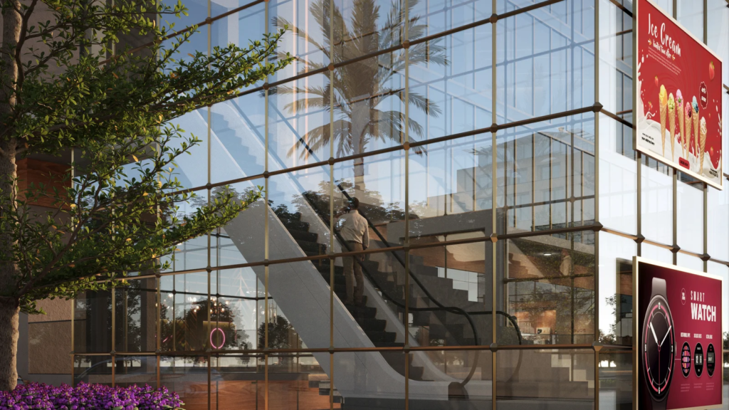 Outdoor Stairs - Best Area for Business Land in Jaipur