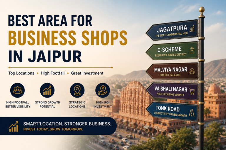 Read more about the article Best Area for Business Shops in Jaipur: Complete Investment Guide (2026)
